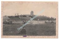 Germany WWI Photo Postcard Field Hospital Lazarett, 47th Landwehr Division Postmarked 1917