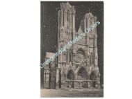 Germany WWI Propaganda Postcard, Reims Cathedral, Feldpost Landwehr 104th Infantry Regiment, 47th Brigade, 1915