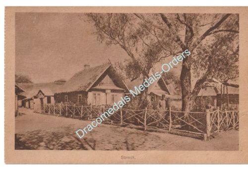 Germany WWI Postcard, Stawok, Feldpost 1917, Army Group Gronau