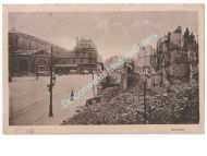 Germany WWI Propaganda Postcard Lille Train Station, Feldpost 45th Reserve Division, 35th Engineer Battalion, 1916