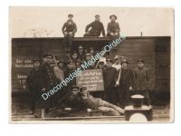 Germany WWII Photo German Railway Workers, Boxcar 