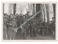 Germany WWII Group Photo Wehrmacht Infantry Platoon, German NCO Corporall, Soldiers, M35 helmet, K98 Mauser Rifle