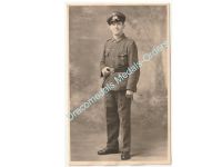 Germany WWII Portrait Photo Wehrmacht NCO, Wound, SA Sports Badge Dated 1942