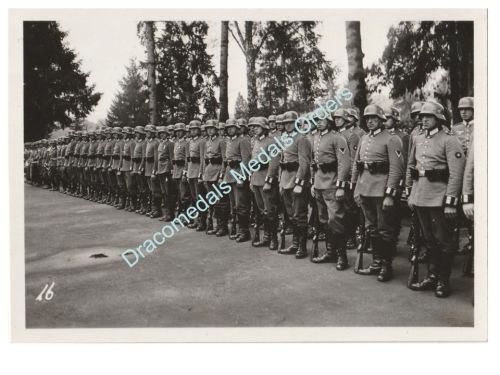 Germany WWII Photo Wehrmacht Honor Guard Company in Formation