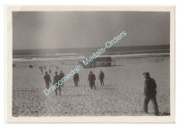 Germany WWII Photo Wehrmacht Soldiers on the Beach
