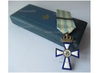 Greece WWII Cross for Military Valor 1st Class with Clasp 1940 by Spink Boxed 