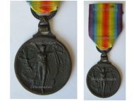 Greece WWI Victory Interallied Medal 1914 1918 by HENRY NOCQ Unofficial Type 1