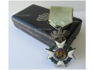 Greece WWI Royal Order of the Redeemer 1863 Knight's Cross 5th Class Boxed by Lemaitre 