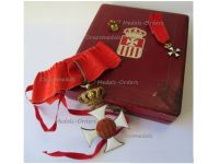 WWI Order Our Lady of Mercy Commander's Cross Boxed with Miniature & Lapel Pin by Johnson