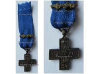 Italy WWII Cross for Military Valor Al Valore Militare 1943 Type A with Gladius Sword FERT MINI