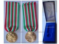 Italy WWI Medal for the 50th Anniversary of the Great War Victory 1918 1968 by Mancinelli & Bartoli Gold 18k Boxed