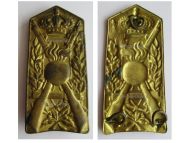 Italy WWI Metal Shoulder Board for Infantry Officers, Italian Royal Army