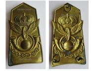 Italy WWI Metal Shoulder Board for Motor Transport Officers, Italian Royal Army