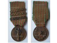 Italy WWII Commemorative Medal 1940 1943 with 3 Clasps 1940 1941 1942 1st Type