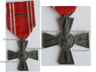 Italy WWII Firefighter Service Cross 1942 for XV Years with Bar for Additional 5 Years 