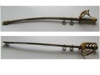 Italy WWI M1903 Officer's Sword Letter Opener with Lion Head Grip for the Bersaglieri Regiments MINI 