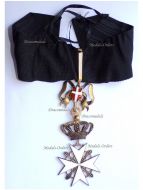 Maltese Sovereign Military Hospitaller Order of Saint John of Jerusalem Rhodes & Malta Order of Merit WWI Knight of Magistral Grace Military Division