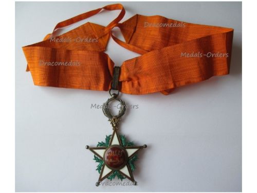 Morocco WWI Royal Order of Ouissam Alaouite Commander's Star 2nd Type