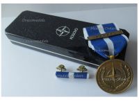 NATO Kosovo War Medal 1998 2002 Boxed with Ribbon Bar by Eekelers Centini