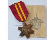 Netherlands WWII East Asia Resistance Star 1942 1945 with its Envelope of Issue by Kon. Begeer