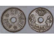 Romania Coin 20 bani 1906 King Carol Romanian Kingdom Cupro Nickel Circulated