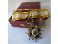 Spain WWII Order of Isabella the Catholic Commander's Cross Boxed by Villanueva y Laiseca