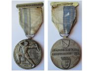 Switzerland Silver Medal of the Zurich Defense Day 1956 for 2nd Place Winners by Huguenin Freres