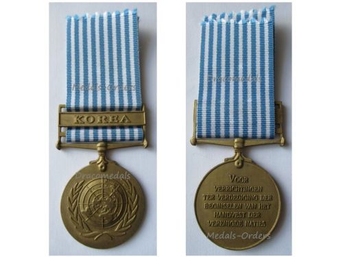 UN Korean War Commemorative Medal 1950 1953 Dutch Type