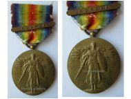 USA WWI Interallied Victory Medal with Clasp Russia for the ANREF
