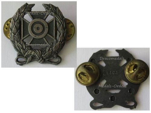 USA US Army Expert Sharpshooter Marksmanship Badge, Marked LI-GI, Vietnam War era, 1968 1975