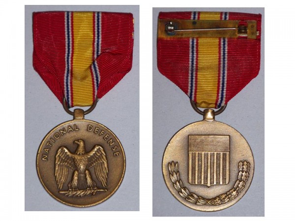 USA National Defense Service Military Medal Decoration Award 1953 ...