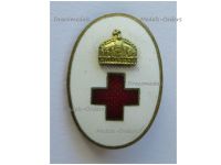 Austria Hungary WWI Cap Badge Hungarian Red Cross Volunteers 1914 1918 2nd Type