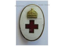 Austria Hungary WWI Cap Badge Hungarian Red Cross Volunteers 1914 1918 by Boczan Karoli