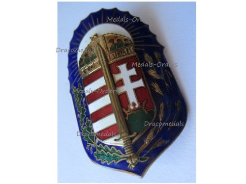Hungary WW2 Order Vitez Bravery Badge Military Medal 1922 1944 Hungarian Decoration Admiral Horthy Axis