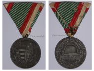 Hungary WWI Commemorative Medal Pro Deo et Patria for Combatants in Zinc 