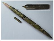 France Britain Trench Art WWI Pen Pencil Set Cartridge Made Engraved Souvenir Masfrond 1916 Named