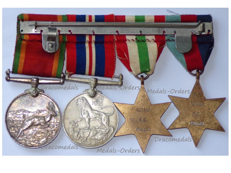 Britain South Africa WWII Italy Star War Service Medal Military Medals ...